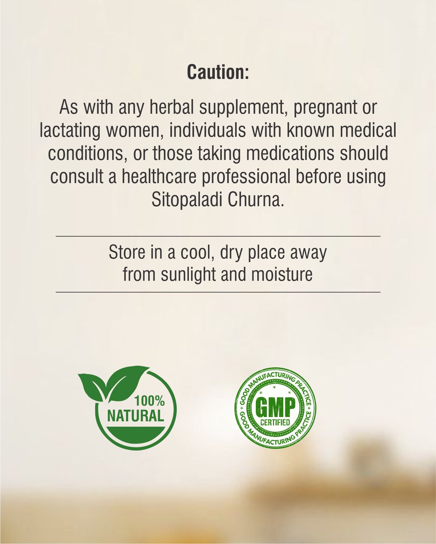 Sitopaladi Churna 100 gm and 50 gm