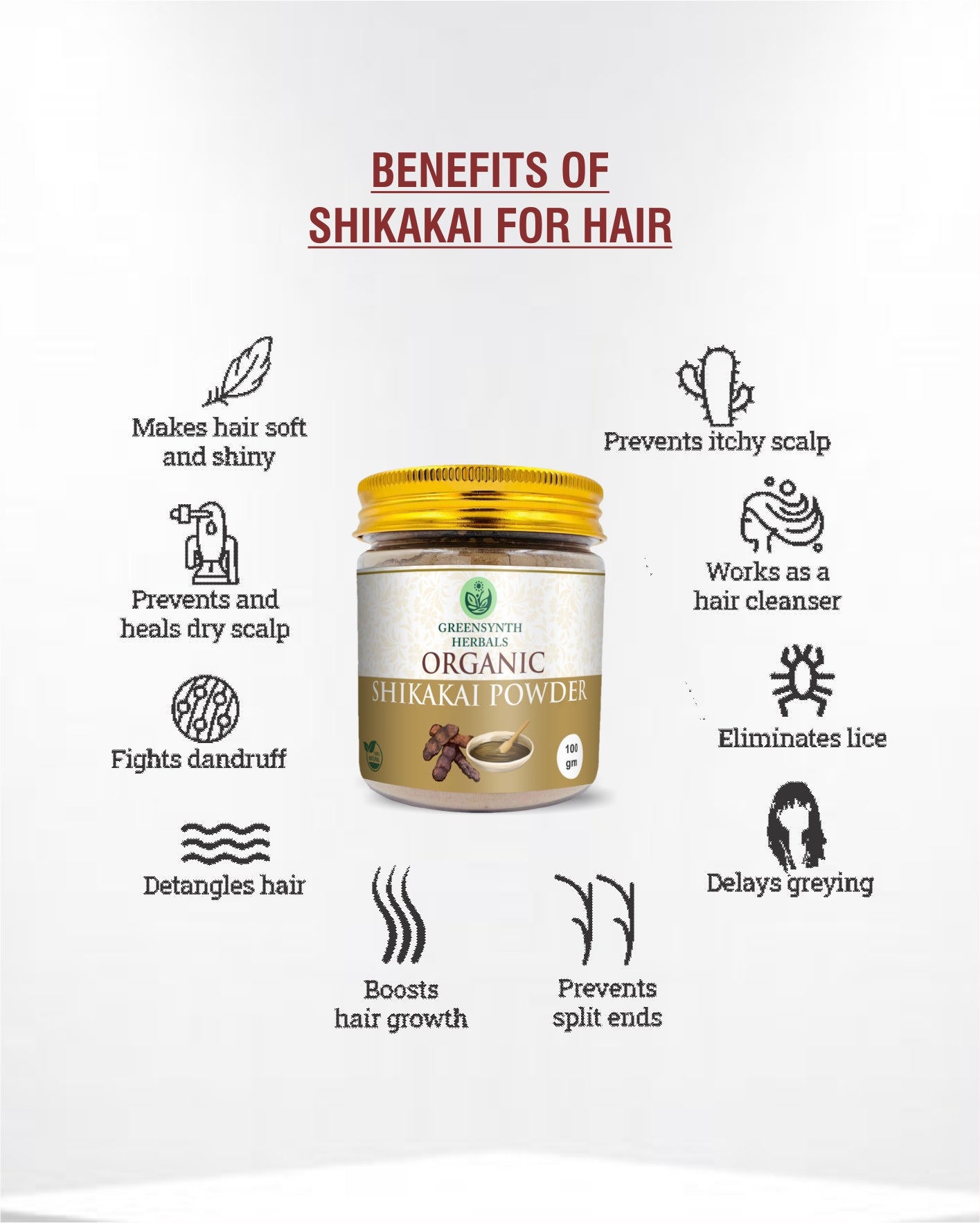 Organic Shikakai Powder