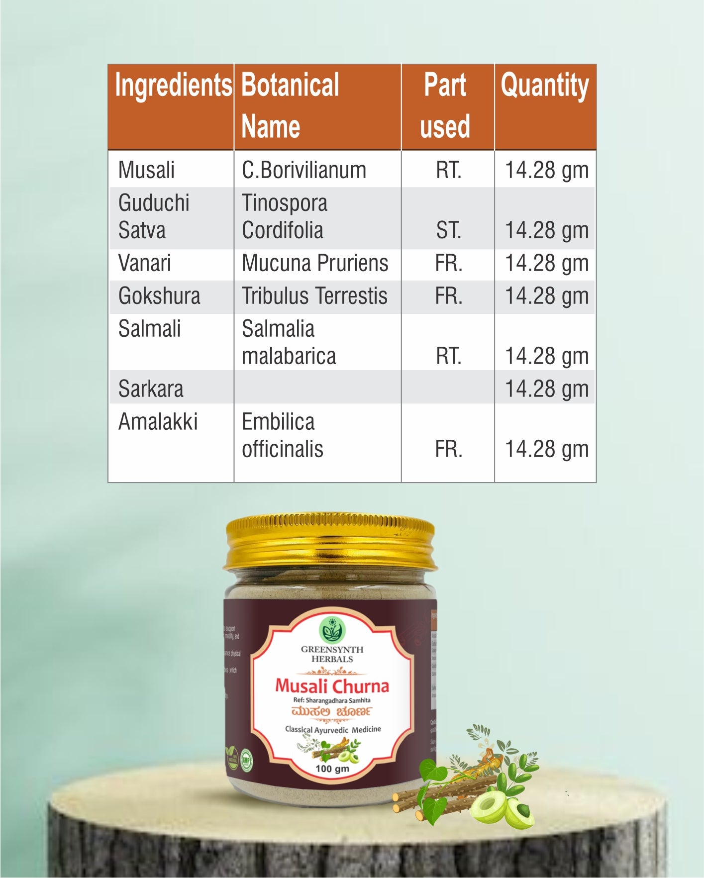 Musali Churna 100 gm