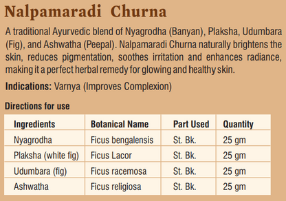 Nalpamaradi Churna 100 gm