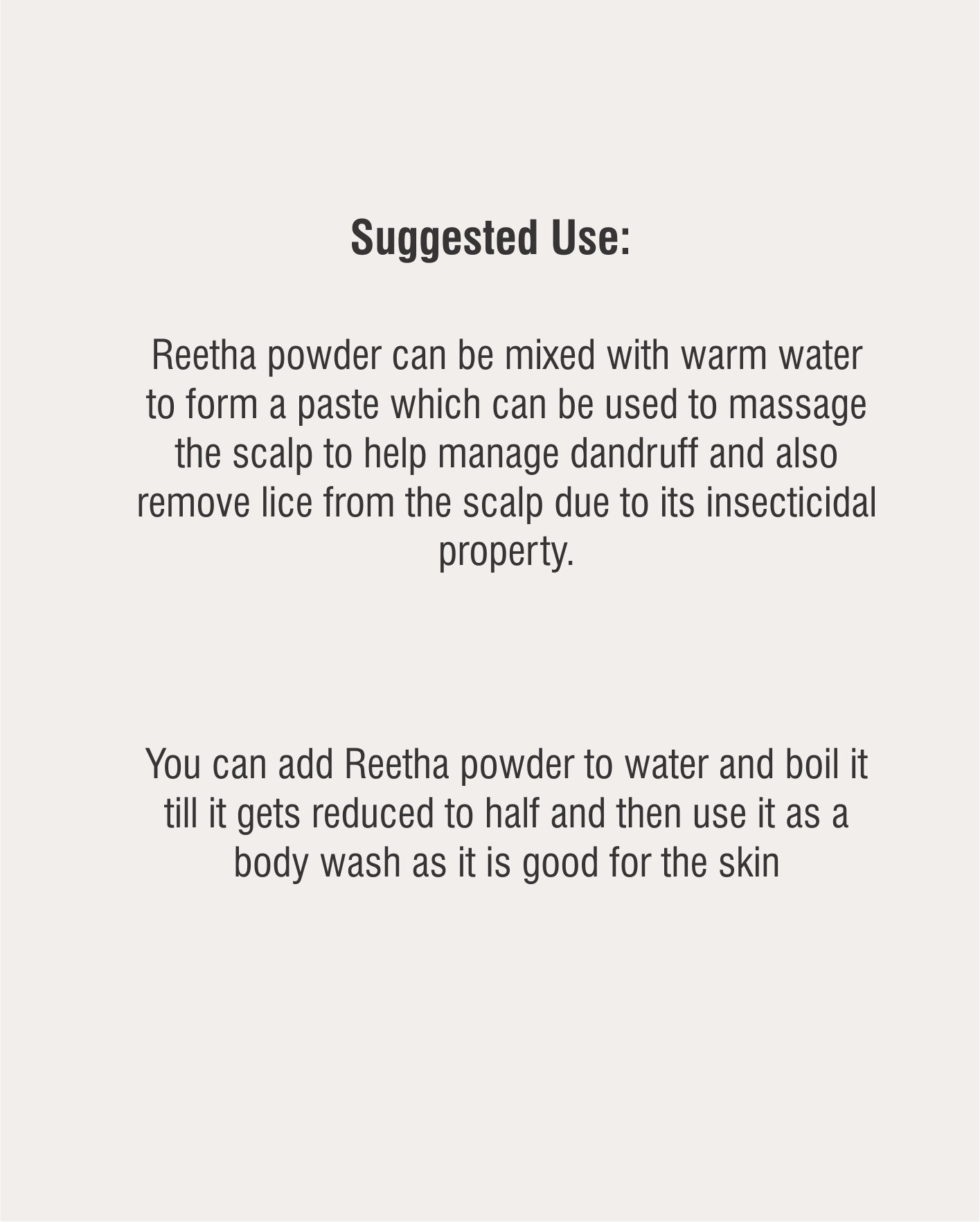 Reetha Powder /Soap nut powder 100gm